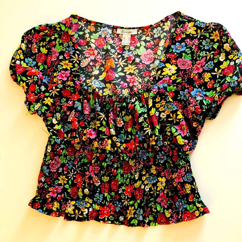 Floral Top Runs Small